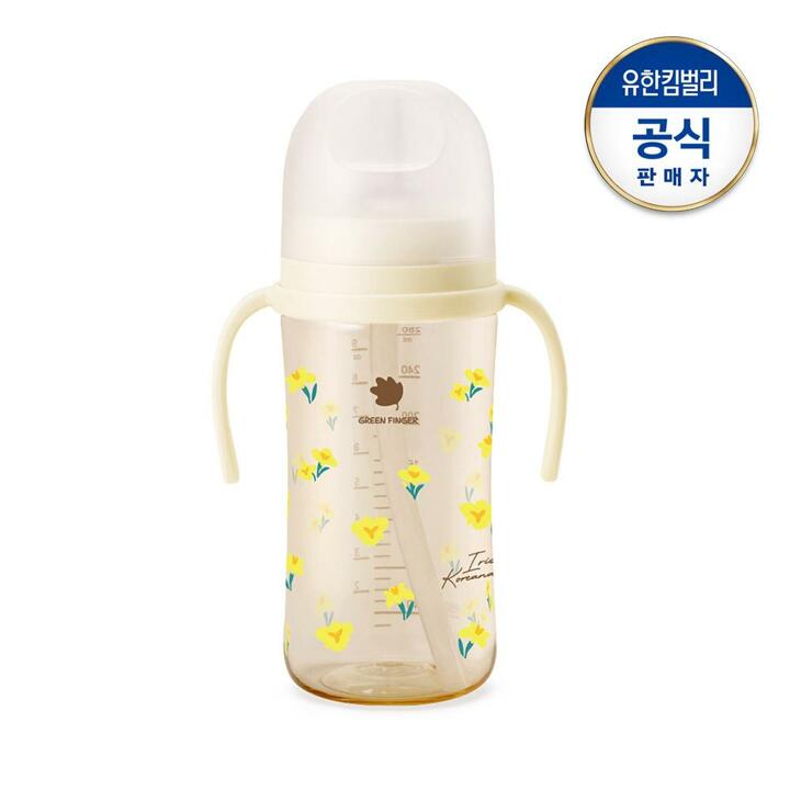 베베그로우 PPSU 노랑붓꽃 빨대컵 280ml