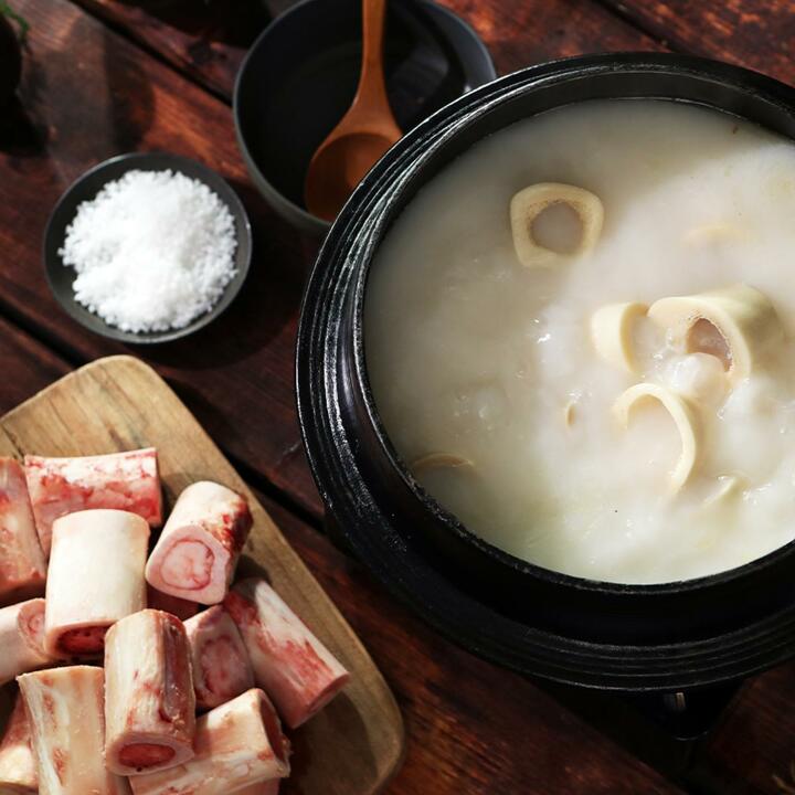 I[정마을/실온보관] 무첨가 키토식 국내산 한우 사골곰탕 500g x 10팩