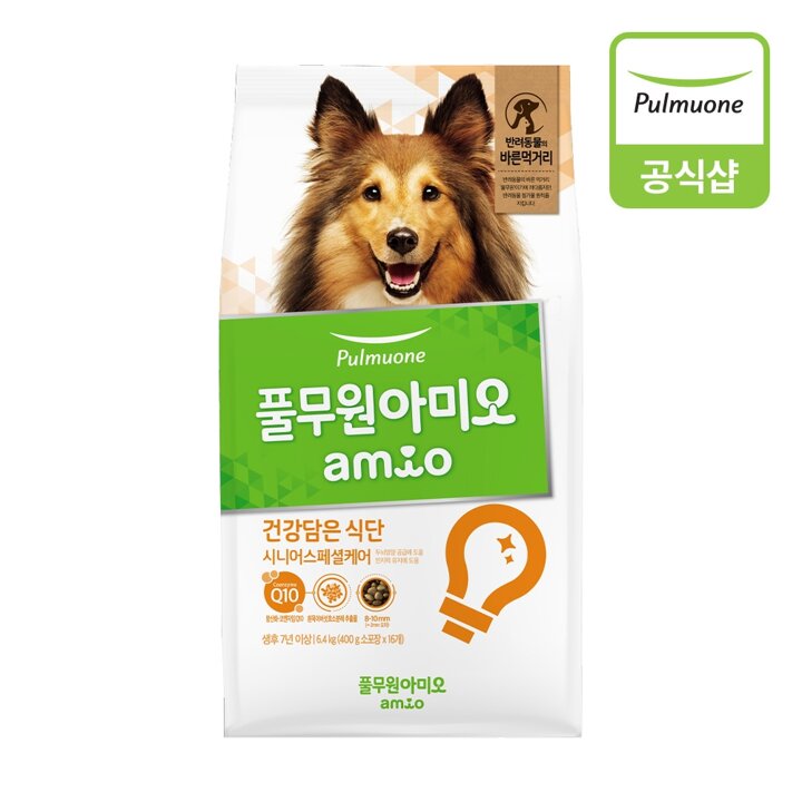 [풀무원아미오] 건강담은식단 강아지 시니어스페셜케어 6.4kg