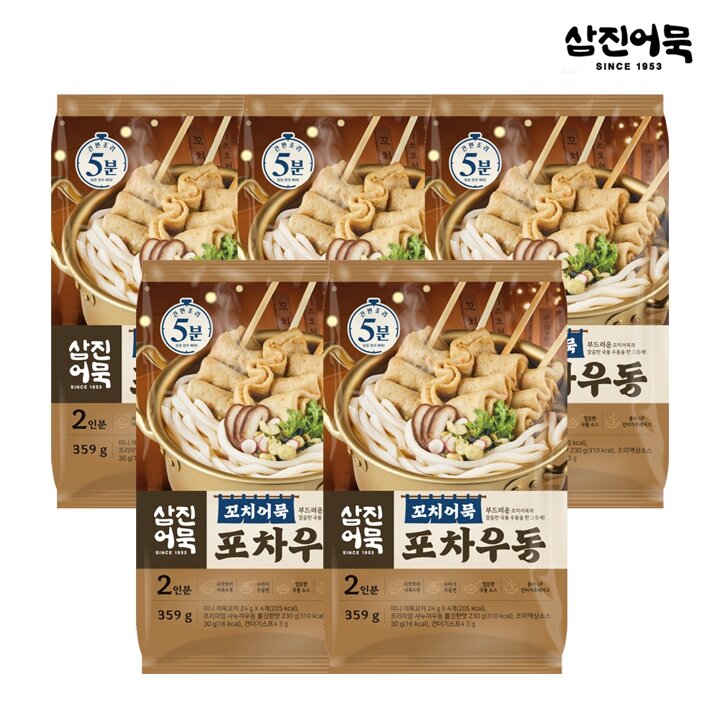 [G][삼진어묵] 꼬치어묵포차우동 x 5개