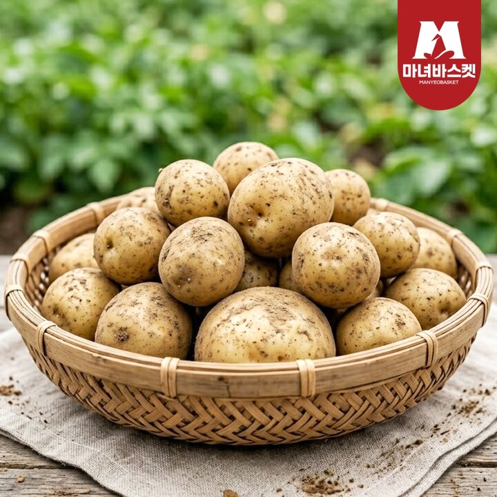 [마녀바스켓] 산지직송 포슬포슬 햇감자 수미감자 대 5kg (70-130g 내외)
