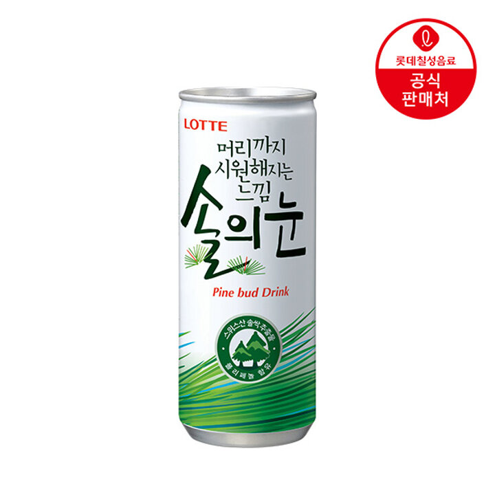 [본사직영] 롯데 솔의눈 240ml캔 x 30입