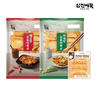 [삼진어묵] 매운모듬+야채모듬+우리가족 깐깐한 떡말이어묵 (156g)