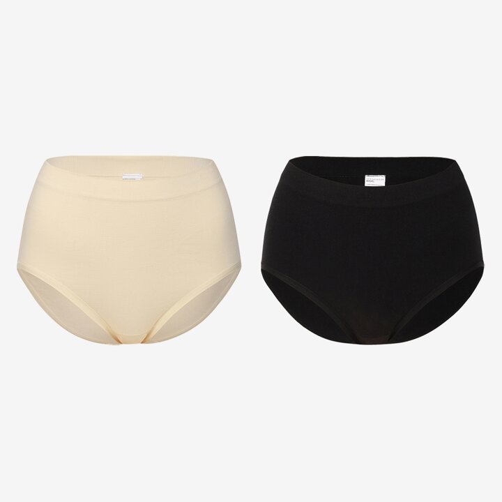 세컨스킨 [SET] 심리스 뱀부 풀 브리프 2종