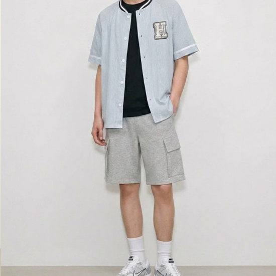 틴즈카고 포켓 5부팬츠 멜란지그레이055(14570-037-403-31)DG