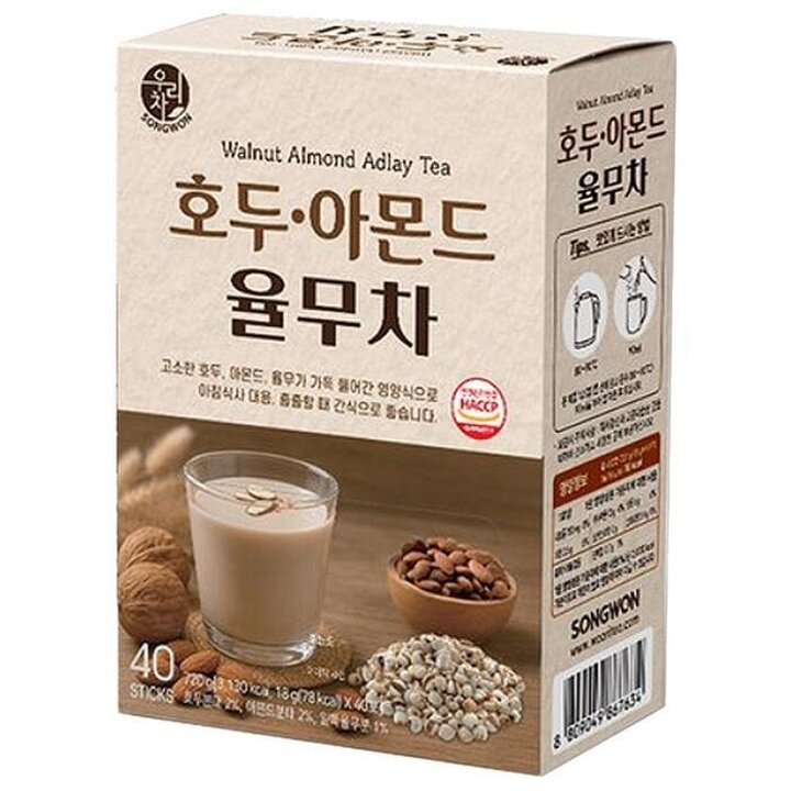 송원우리차호두아몬드율무차40T