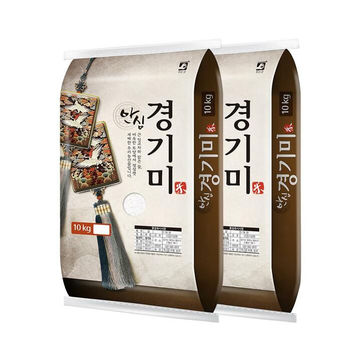 [더프레시] 25년 안심 경기미 10kg+10kg (상등급)