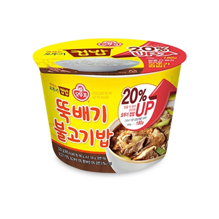 맛있는 오뚜기 컵밥 뚝배기불고기밥 290g*12개