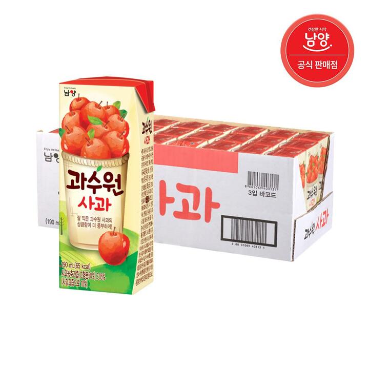 과수원 사과 190ml X 24팩