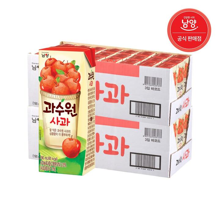 과수원 사과 190ml X 48팩