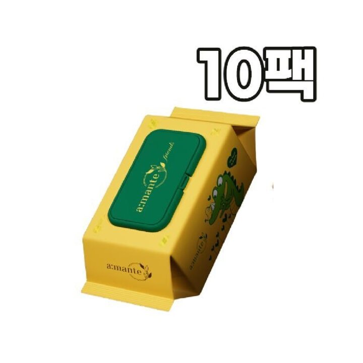 아망떼프렌즈두꺼운70평량고평량아기물티슈72매10팩