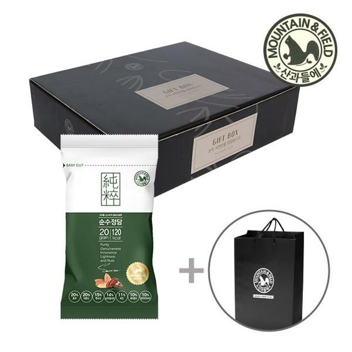 [산과들에] 하루견과 순수정담50봉 선물세트+쇼핑백