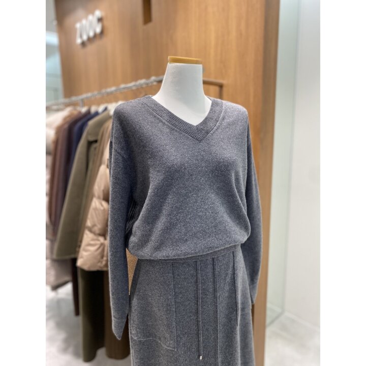 (대전신세계)울 블렌드 브이넥 풀오버 Z254KSK105