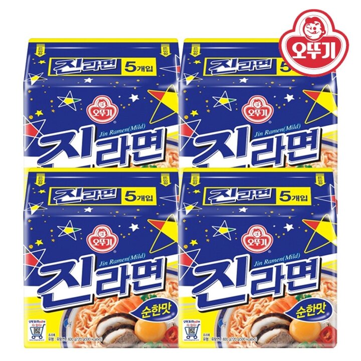 오뚜기 진라면 순한맛 120g 20봉
