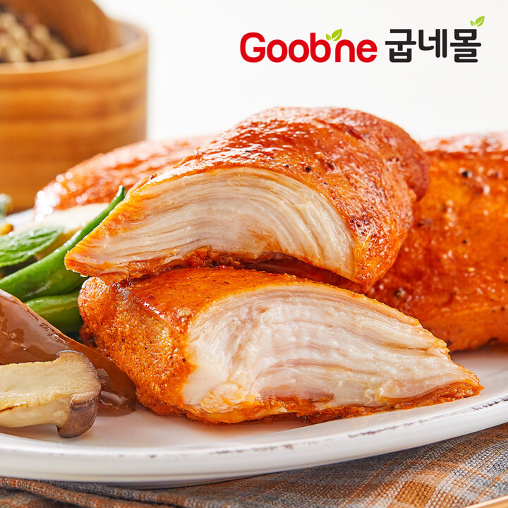 [굽네 오통닭]치킨맛 오븐구이 통 닭가슴살 오리지널 110g*20팩 CQ05