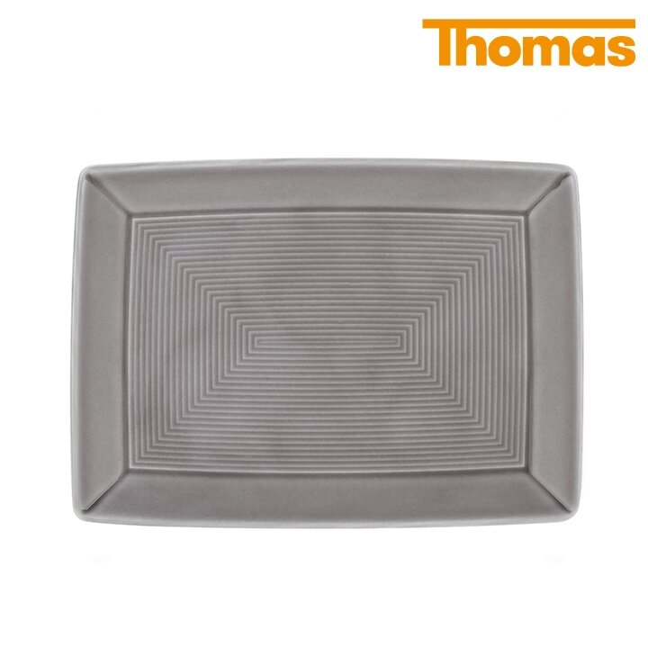 [토마스] 트랜드 직사각 접시 18.5x13.5cm (문그레이)