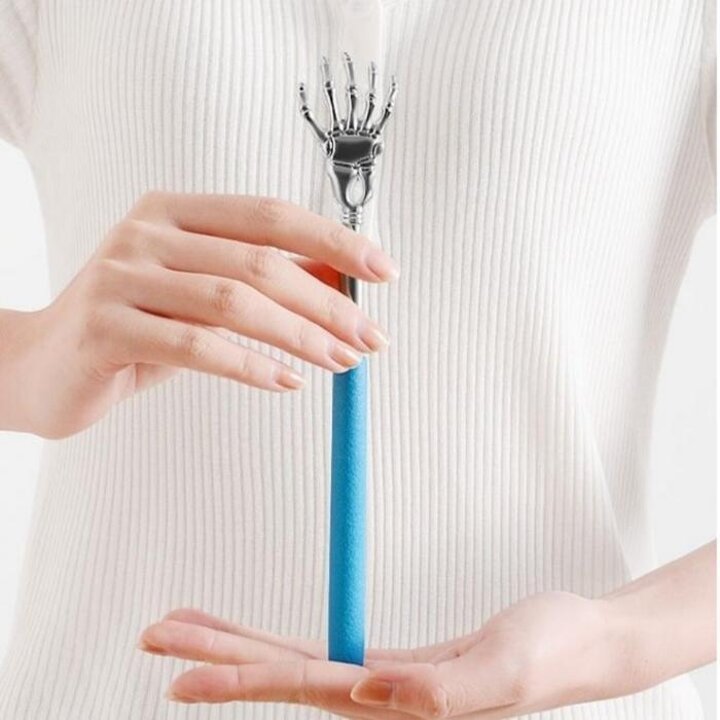 접이식휴대용안테나해골손효자손등긁개