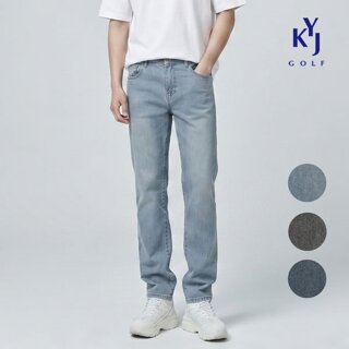 [하프클럽/김영주골프] 여름 레오셀 쿨 스판 시원 청바지 남성 데님팬츠 KQMMJN23