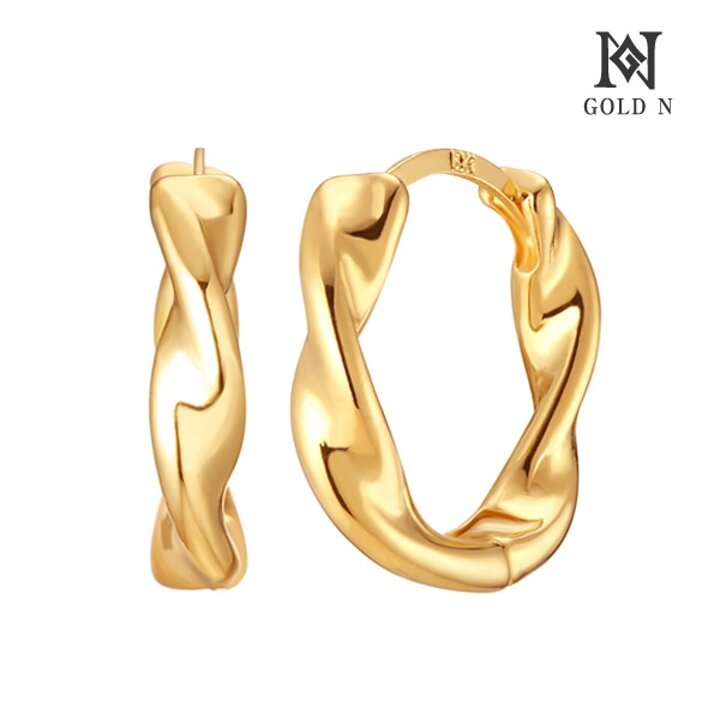 골드앤 18K Gold pin 페넬 귀걸이