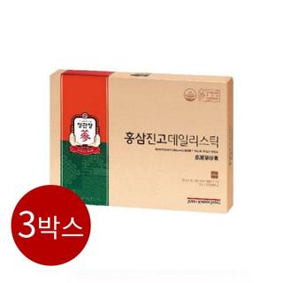 [정관장 본사직영] 홍삼진고 데일리스틱 (10gx20포) X 3박스