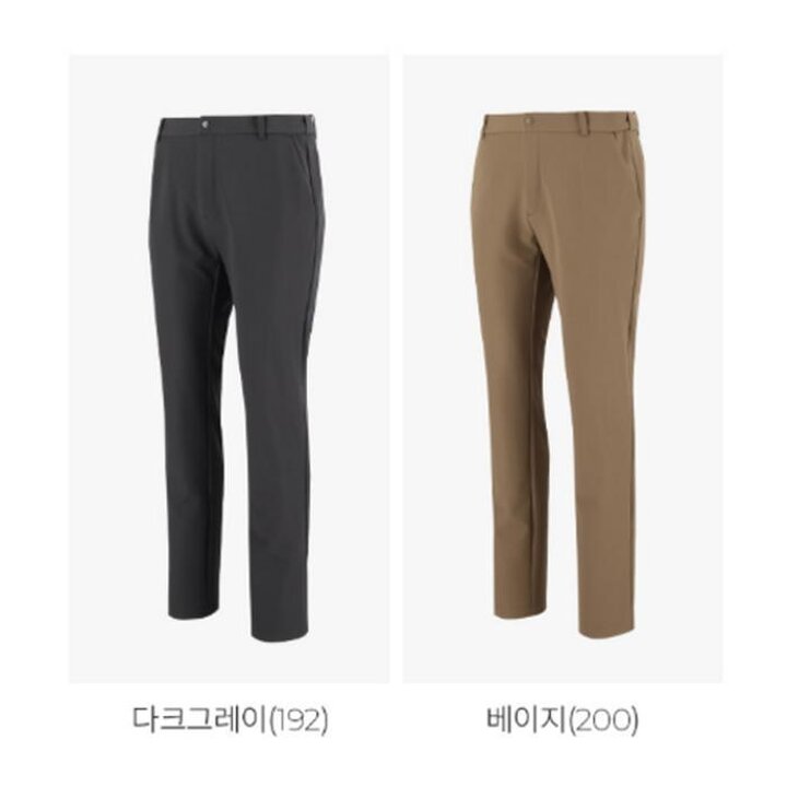 엘르골프세이브존01남성이중직솔리드팬츠6K51601192
