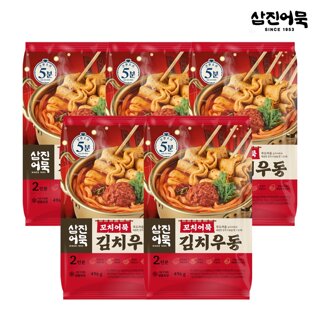 [삼진어묵] 꼬치어묵김치우동 x 5개