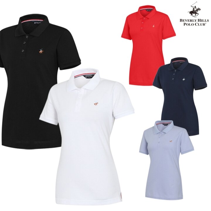 비버리힐즈폴로클럽 여성 PK 카라반팔 티셔츠 5종 택1