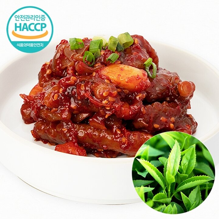 [웰굿]HACCP 전북 프리미엄 녹차 품은 낙지젓갈 400g