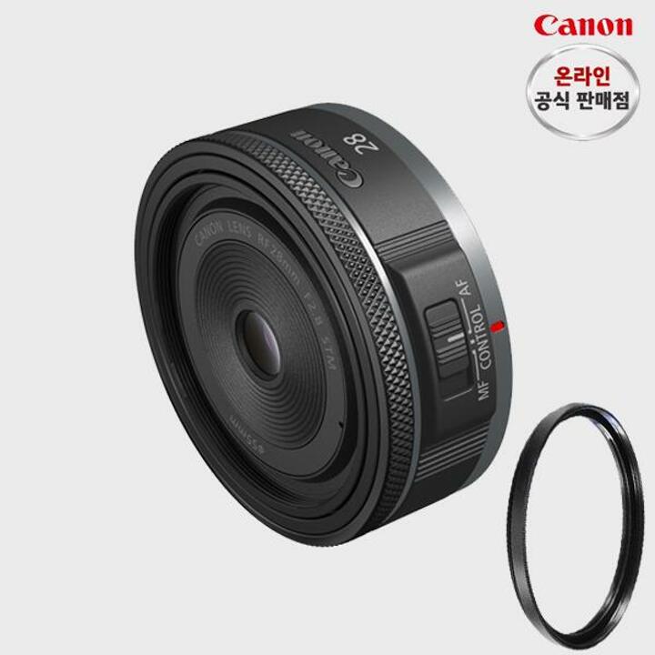 캐논 RF 28mm F2.8 STM + UV필터 + 고급 카메라 융