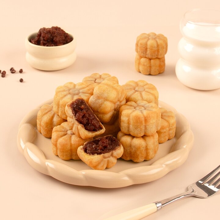 [마녀바스켓] 추억의 간식 용궁에서 온 국화빵 팥앙금 500g x2팩(총 40개)*