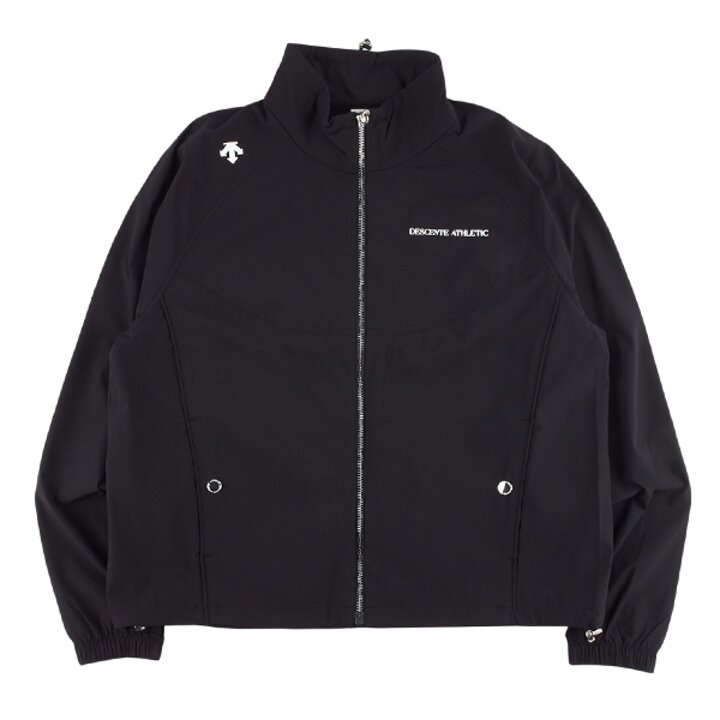 [하프클럽/데상트] 우먼스 메쉬 안감 웜업 자켓 SQ122PWT11 BLK