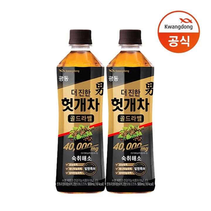 [G] 헛개차 골드라벨 500ml 12pet