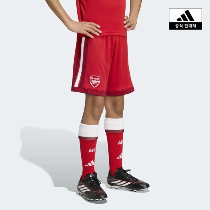 (대전신세계)[adidas kids](130 160) 아스널 FC 26/27 홈 쇼츠 (KB9942)