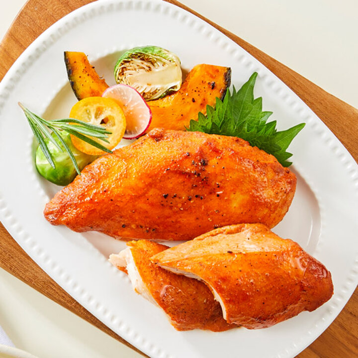 [굽네 오통닭]치킨맛 오븐구이 통 닭가슴살 매콤바베큐 110g*20팩 CR05