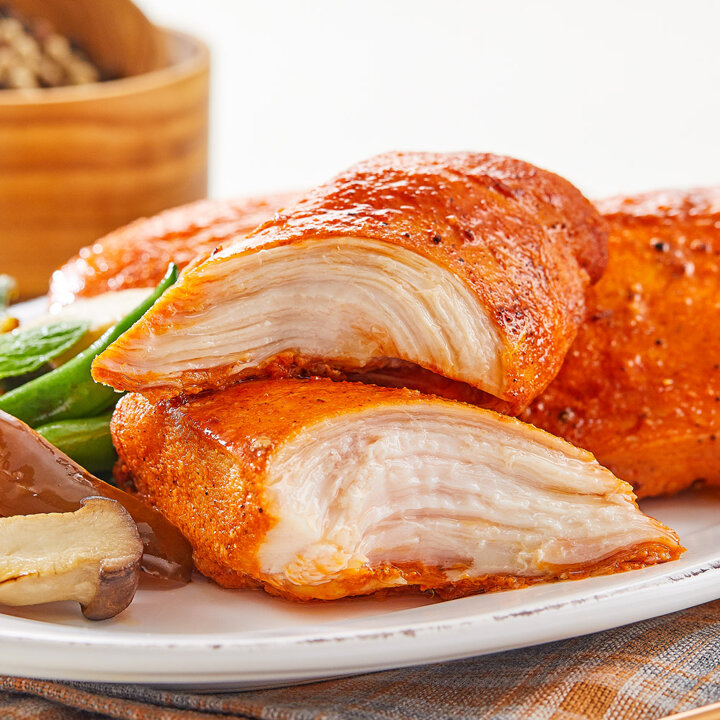 [굽네 오통닭]치킨맛 오븐구이 통 닭가슴살 매콤바베큐 110g*20팩 CR05