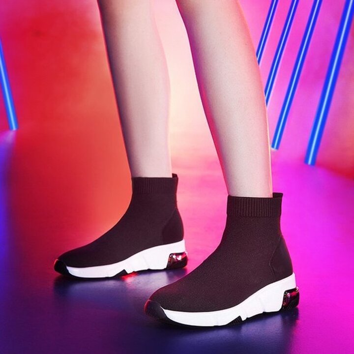 (광주신세계)[오전9시 이전 주문 당일출고] 삭스운동화 부츠 SOCKSUNDONG AY471BLK