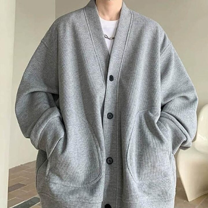 27309345-남자기본디자인오버핏가디건캐주얼룩데일리룩