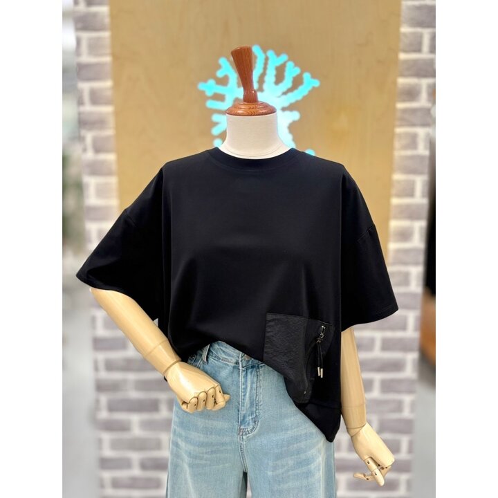 (신세계마산점)원포켓 루즈핏 반팔티셔츠 (SB31F6ST510X)