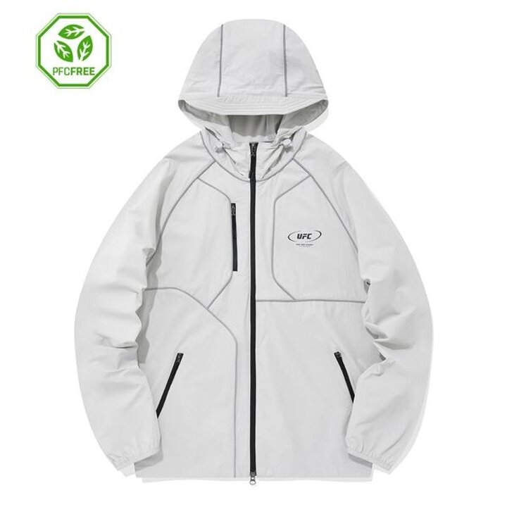(신세계김해점)UFC 트레이닝 레귤러핏 스트레치 윈드 자켓 라이트 그레이 U1JKU1105LG
