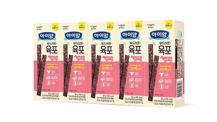 후디스 아이얌 부드러운 육포 쇠고기 30g 5개