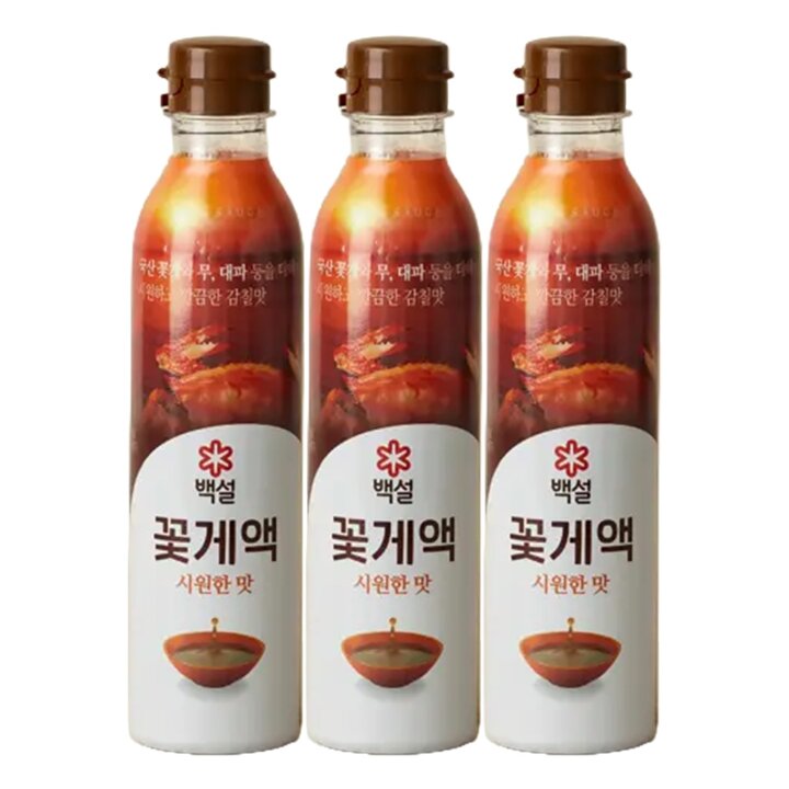CJ 백설 꽃게액 500g x3개