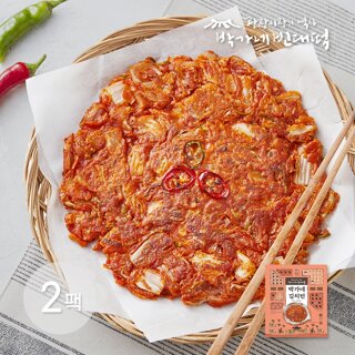 [소비기한 25.8.8] 박가네 김치전 260g x 2 (총 4장)