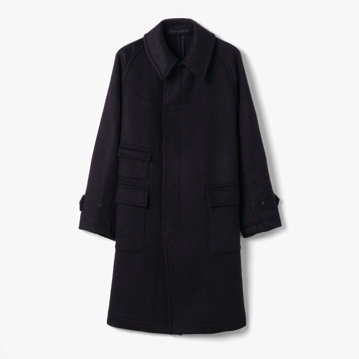 (신세계센텀점)KAPTAIN SUNSHINE/캡틴 선샤인/ TRAVELLER COAT /수입 캐시미어코트/NAVY/KSE2M20001A72