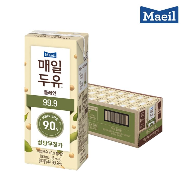 [매일유업] 매일두유 99.9 190ml 24팩