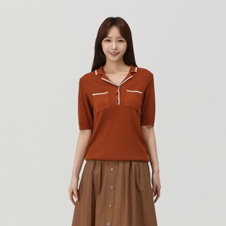 [PAT] 프리미엄 립조직 카라변형 풀오버_1J44001