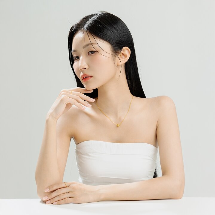 한국금다이아몬드 순금 24K 펜던트 할로우 십자 컷팅 볼 펜던트