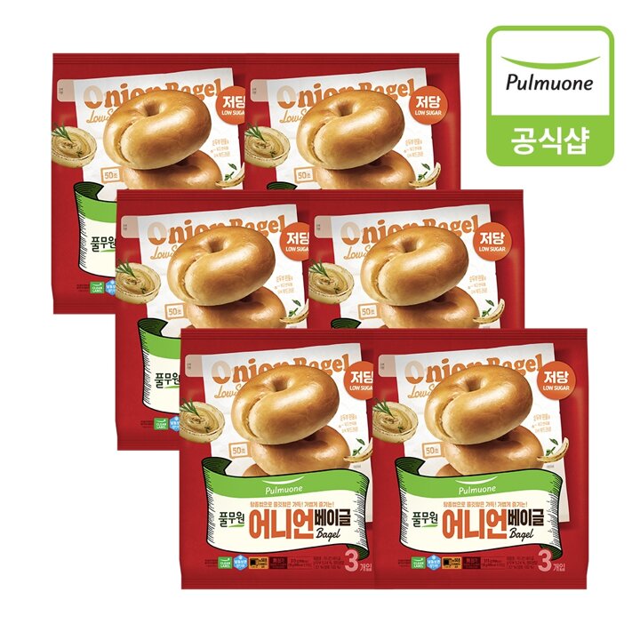[풀무원] 어니언 베이글 315gX6개