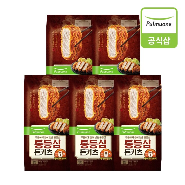 풀무원 통등심돈카츠 450g 5개