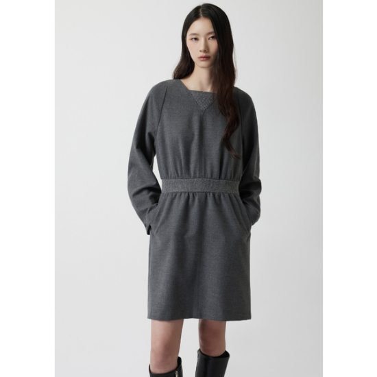 (신세계하남점)주크 니트배색 원피스 Z254MSE013