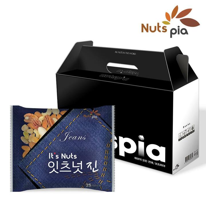 [넛츠피아] 잇츠넛 진 50봉 선물세트 매일 하루 한줌견과